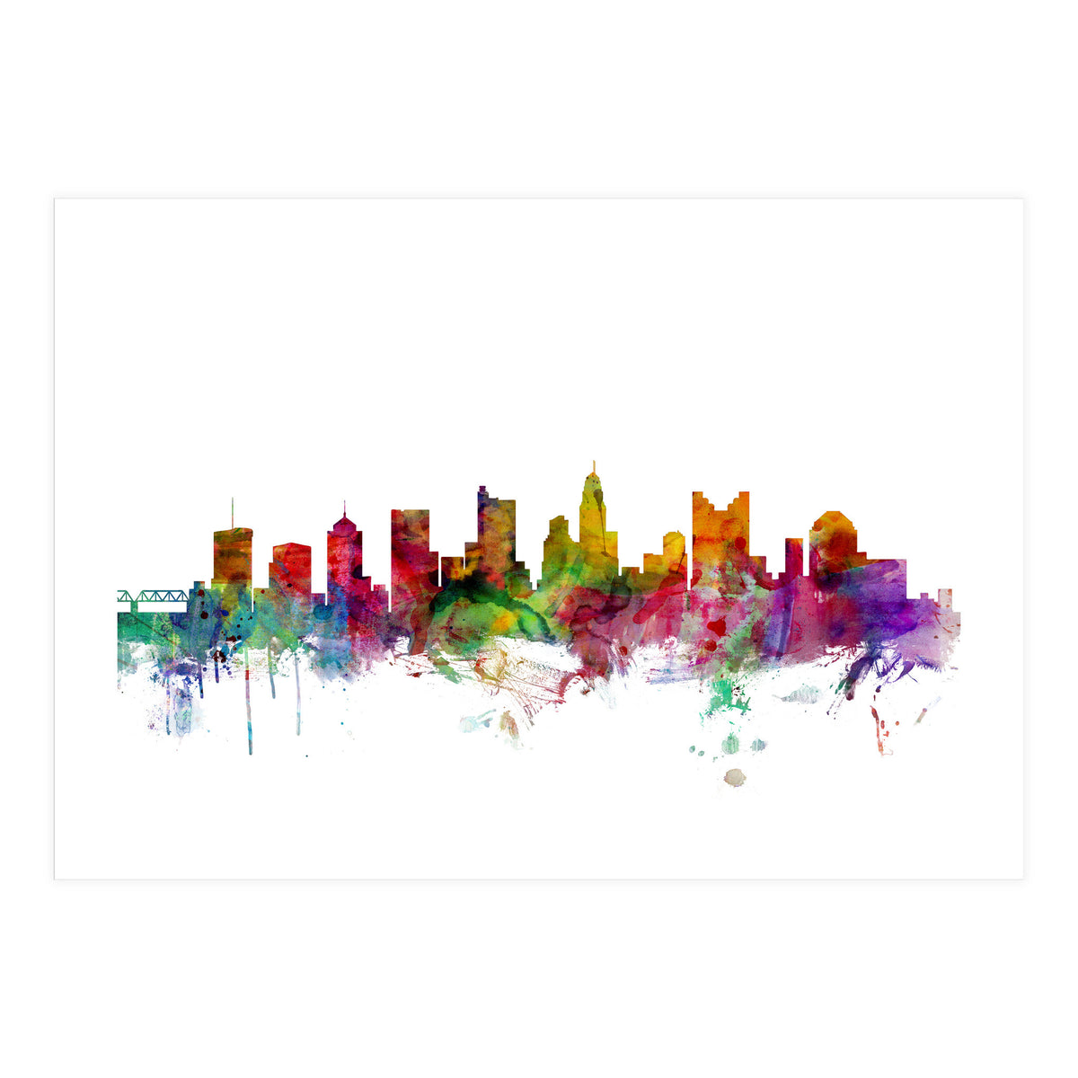 Columbus Ohio Skyline (Print Only)