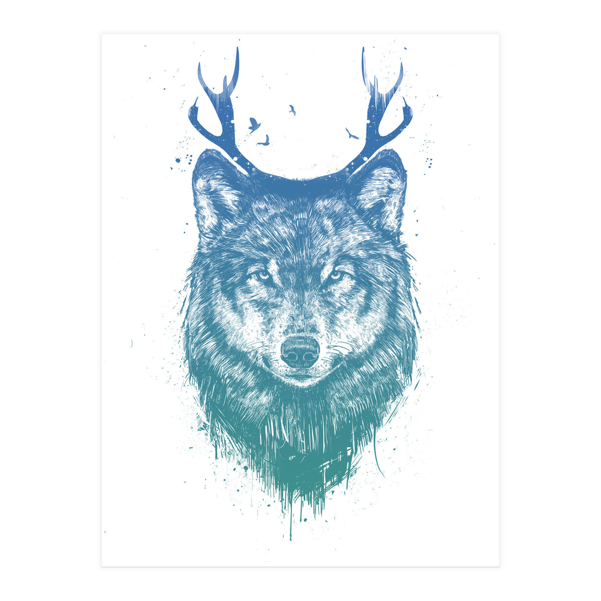 Deer Wolf (Print Only)