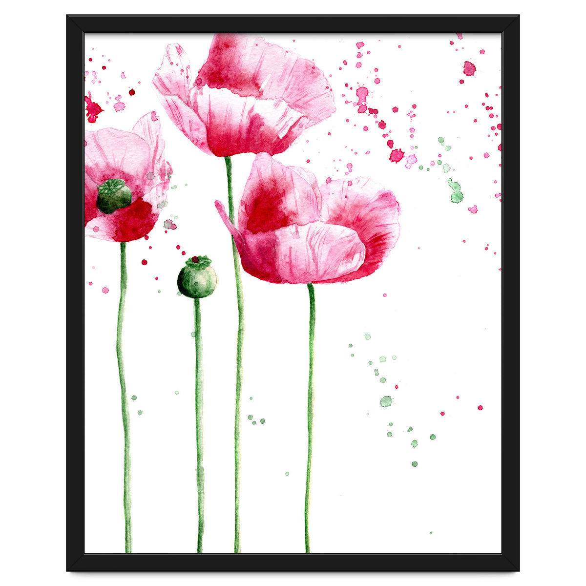 Poppies || watercolor