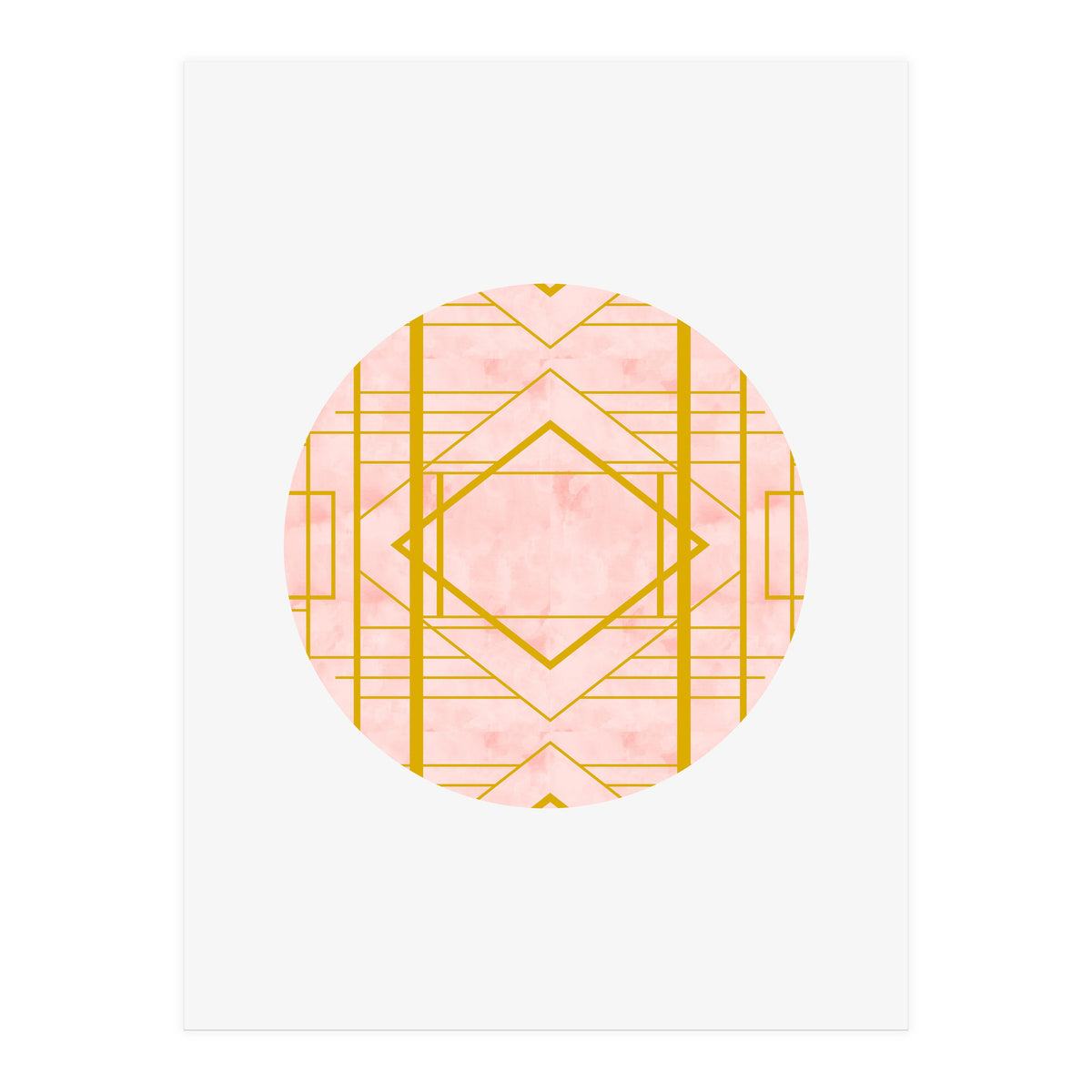 Art Deco Blush (Print Only)