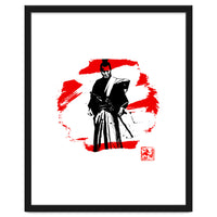 samurai in red and white