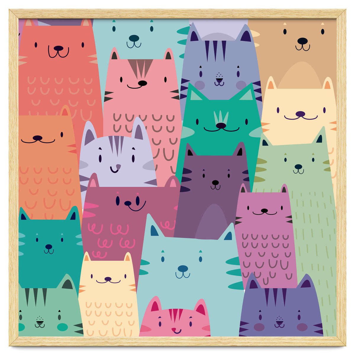 Pastel cats