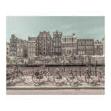 AMSTERDAM Singel Canal with Flower Market | urban vintage style (Print Only) thumbnail