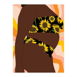 Groovy Sunflower Bikini (Print Only) thumbnail