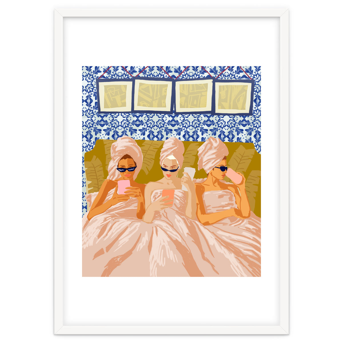 Ladies-Only Club | Girl Talk Slumber Party BFF | Bohemian Feminism Independent Moroccan Women