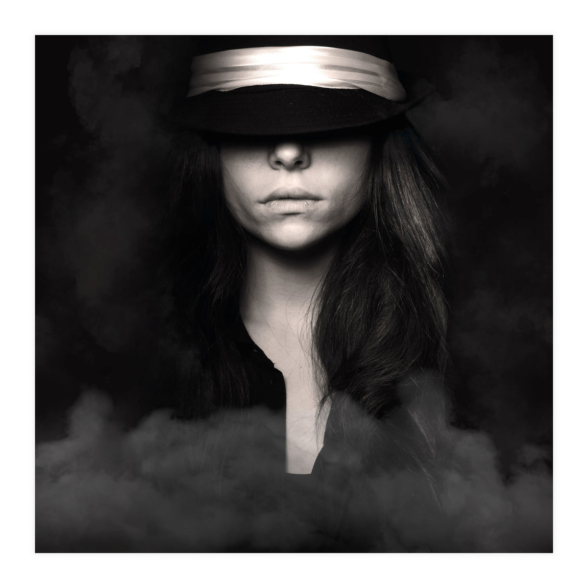 woman in black and white (Print Only)