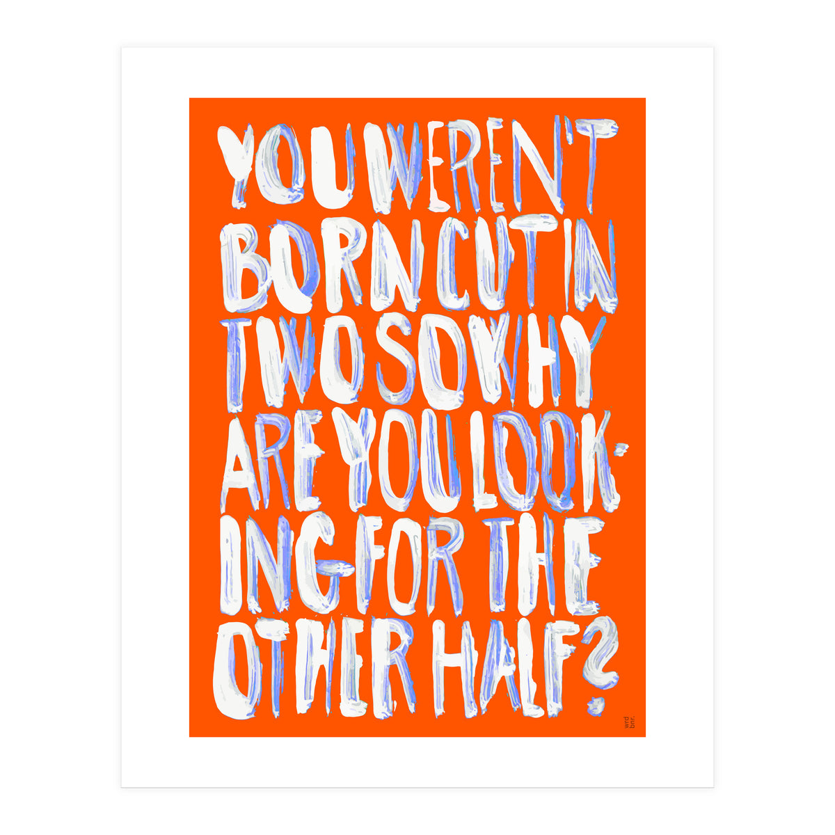 OTHERHALF (Print Only)