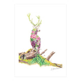 Floral May Stag (Print Only) thumbnail