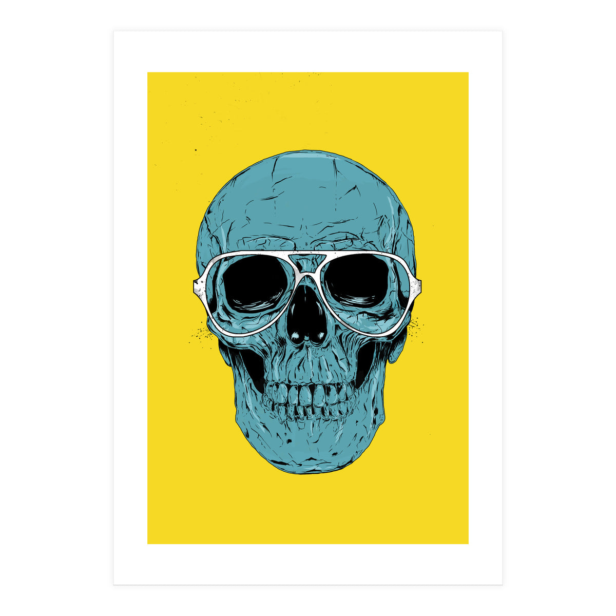 Blue Skull (Print Only)