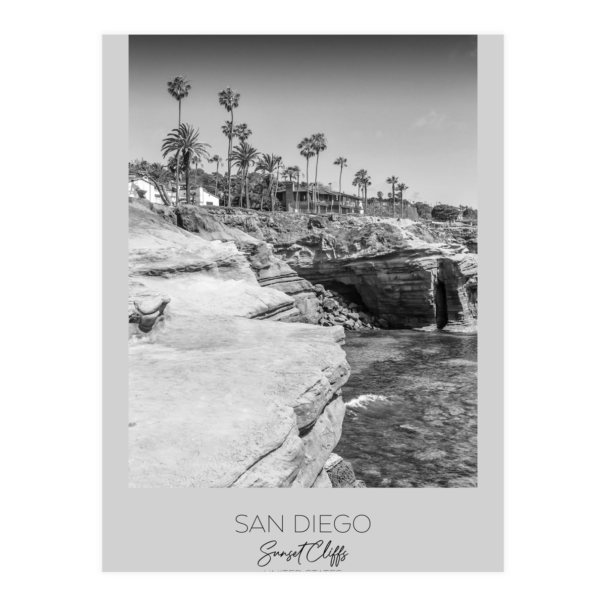 In focus: SAN DIEGO Sunset Cliffs (Print Only)