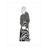 Untitled #40 - Woman in striped skirt (Print Only) thumbnail