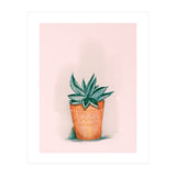Aloe in orange pot (Print Only) thumbnail