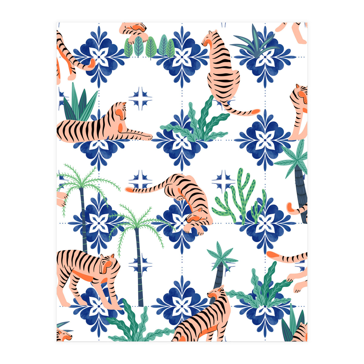 Tigers In Morocco (Print Only)