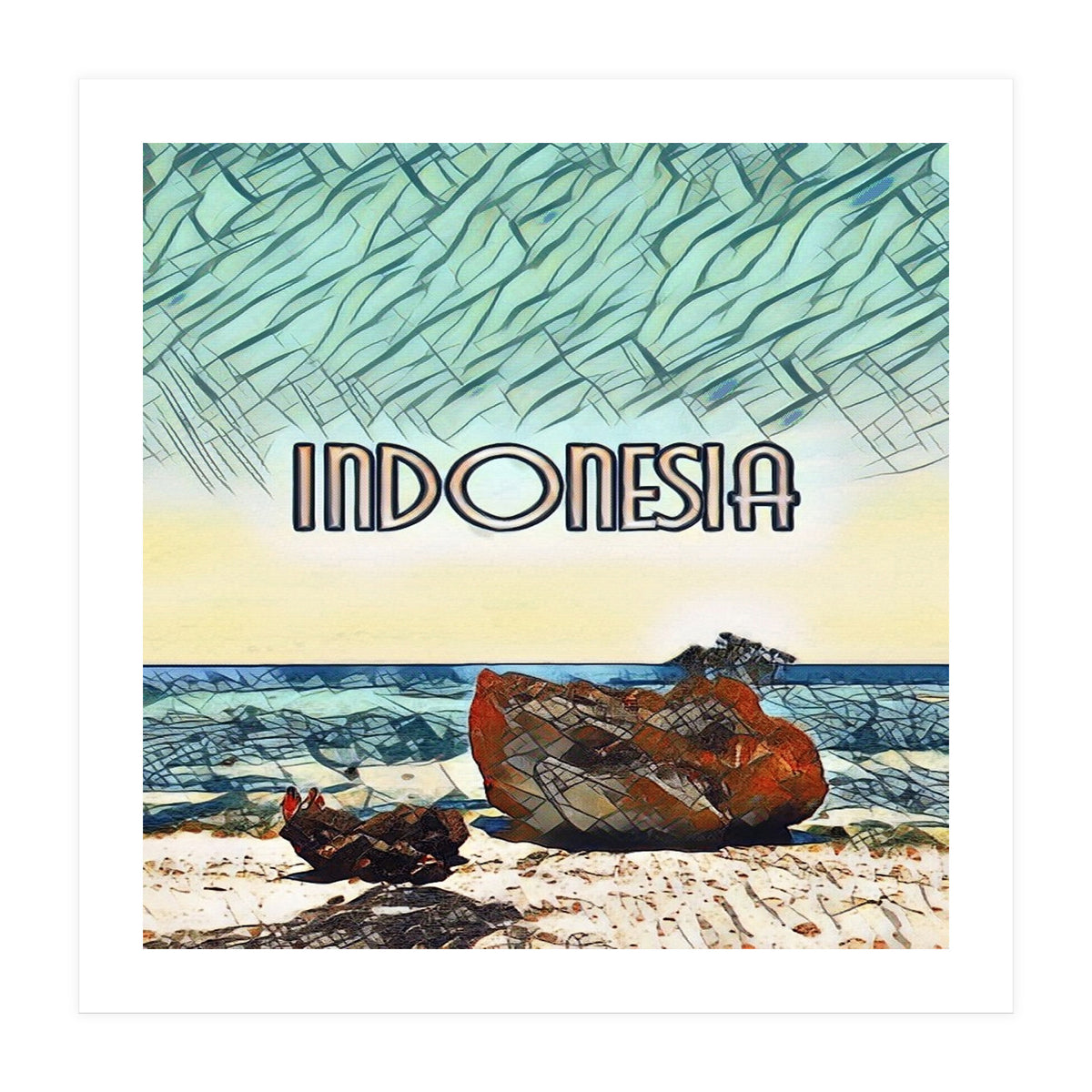 Labuan Sait Beach, Indonesia. (Print Only)