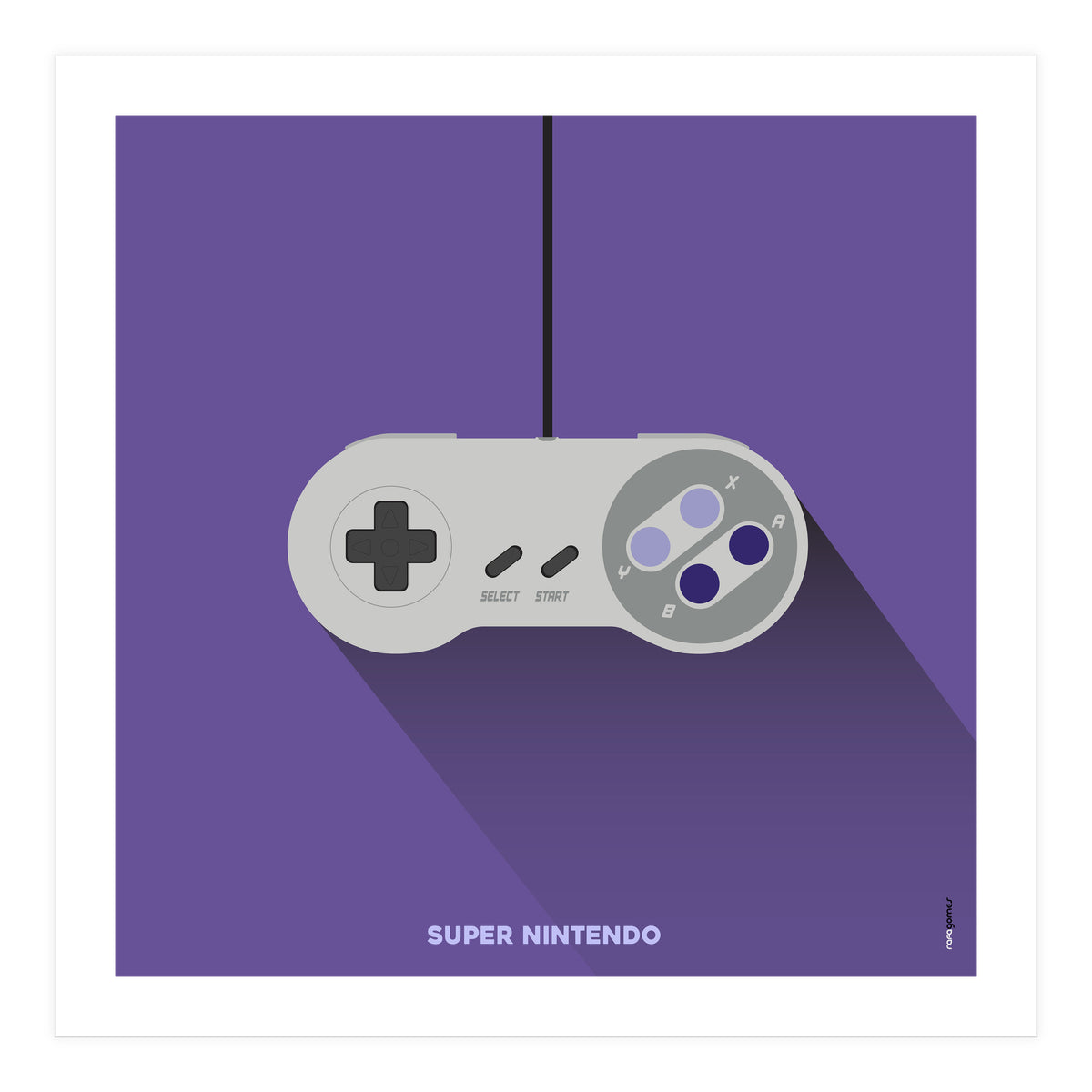 Joystick Videogames Super Nintendo (Print Only)