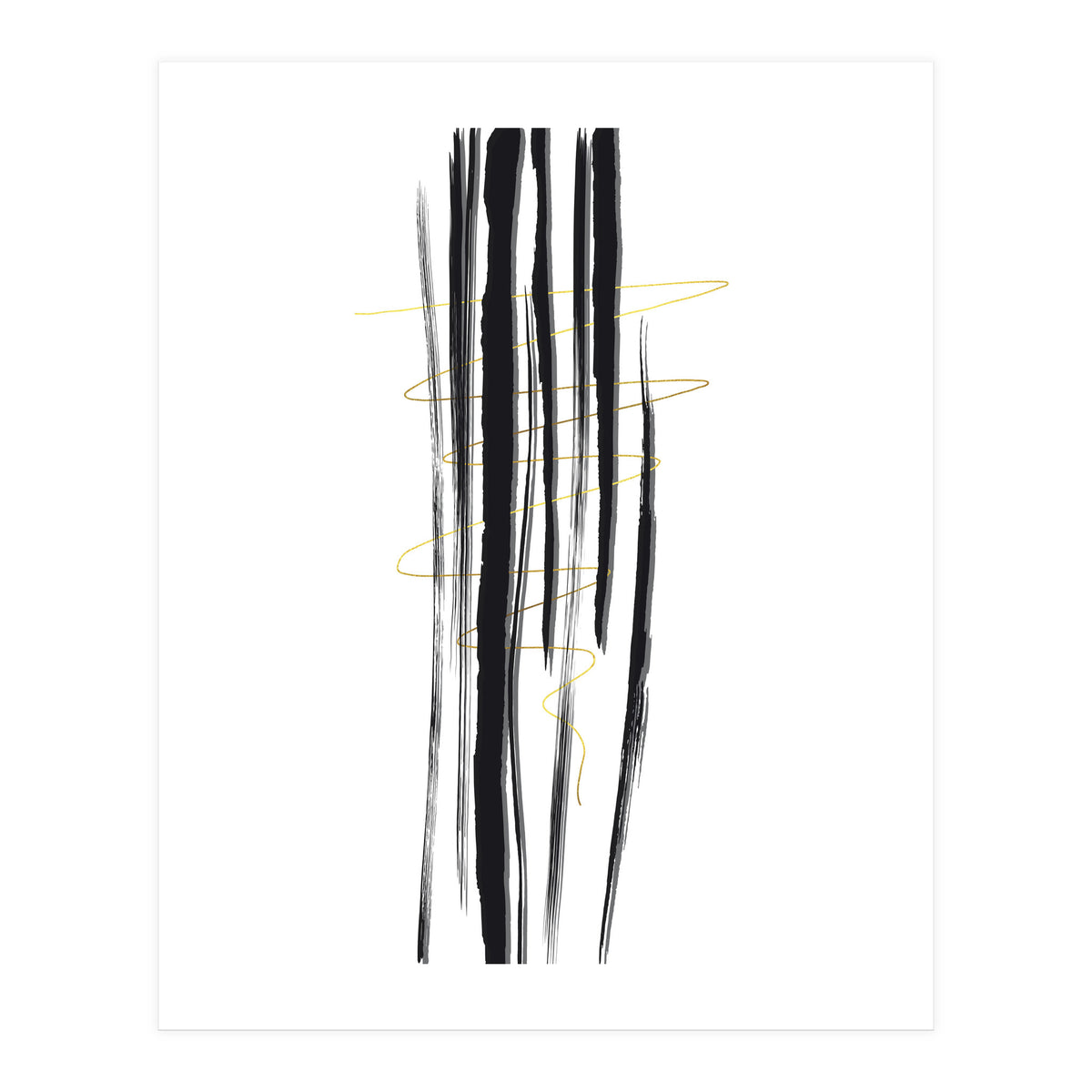 Deco Lines No. 1 - Straight Forward (Print Only)