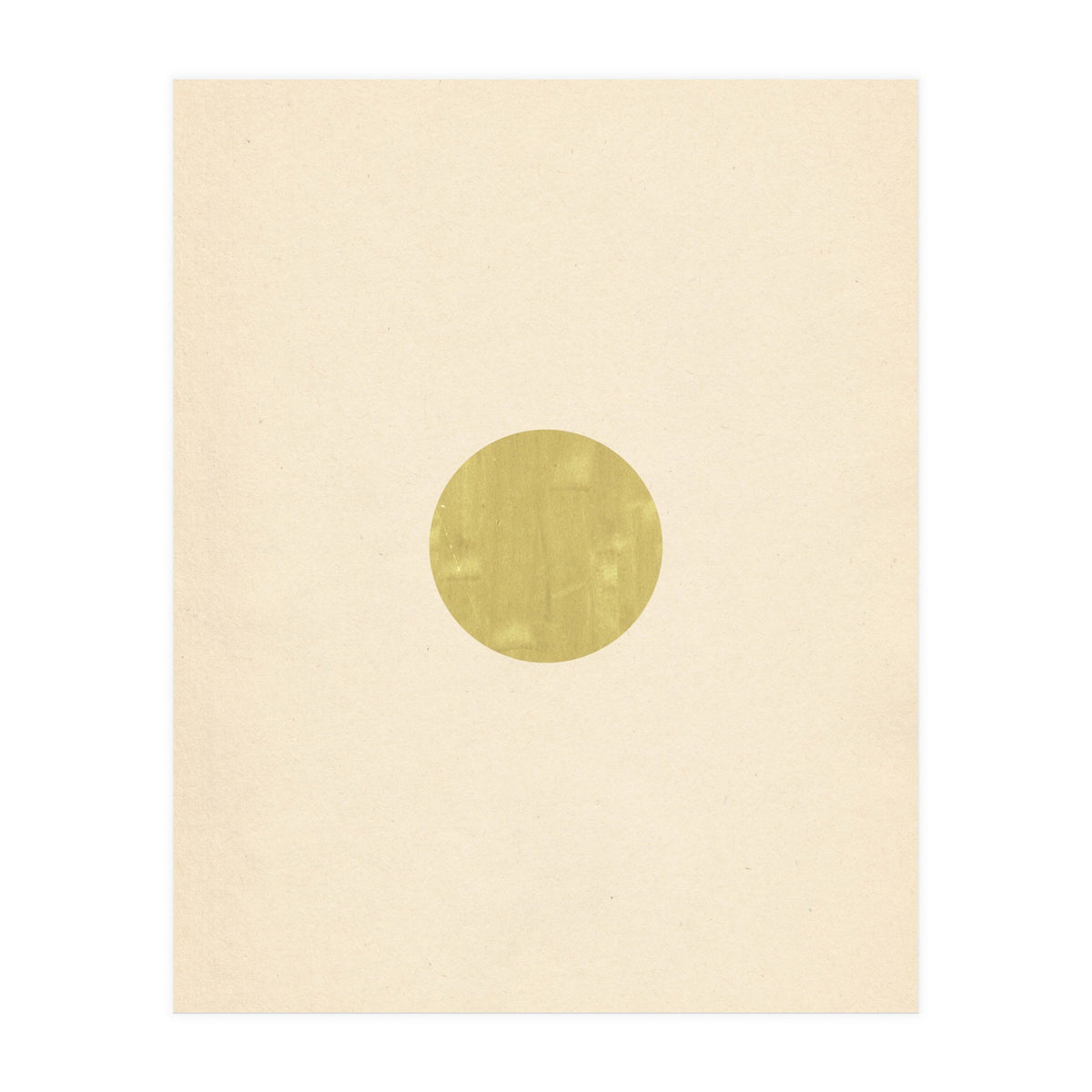 Olive green circle (Print Only)