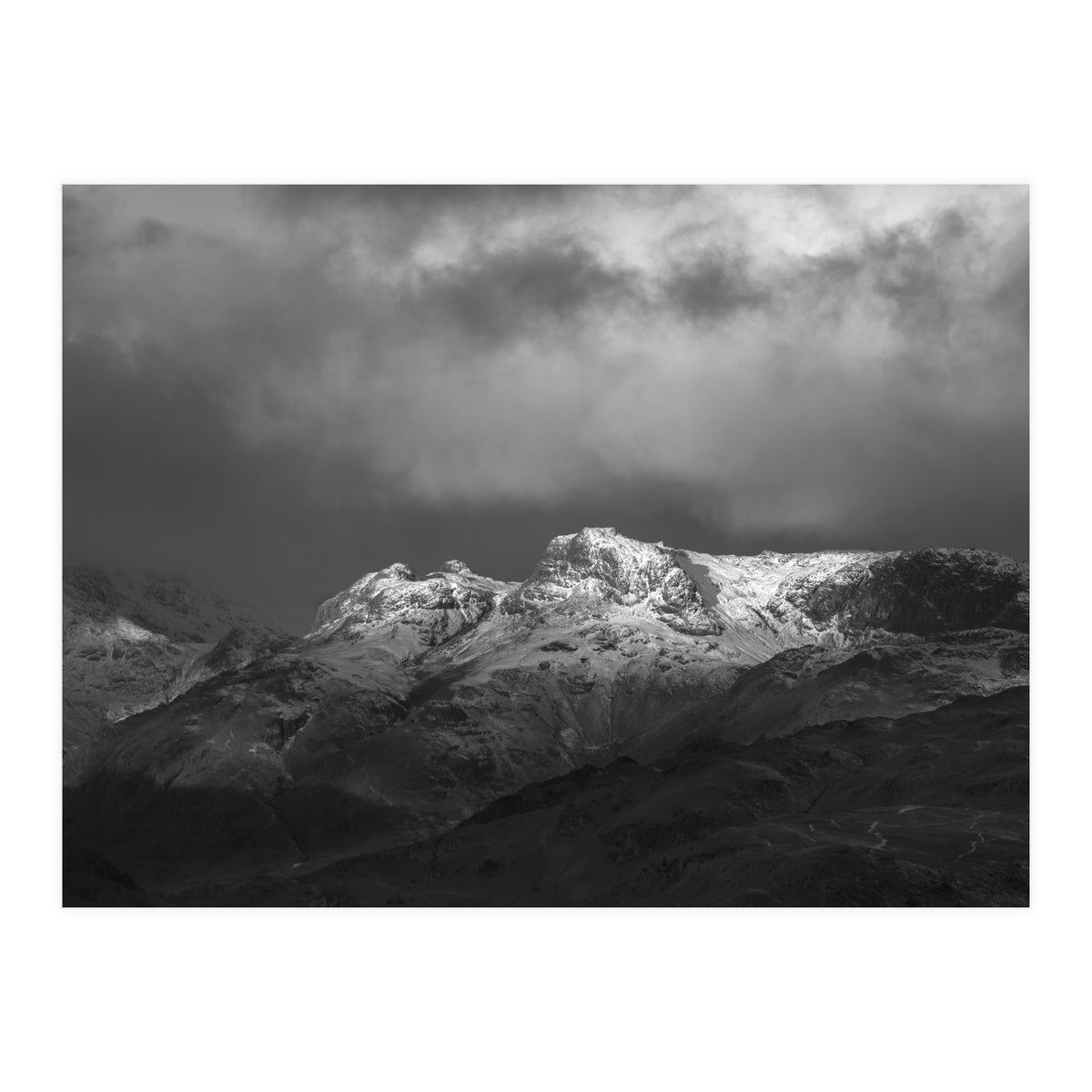 The Langdale pikes (Print Only)