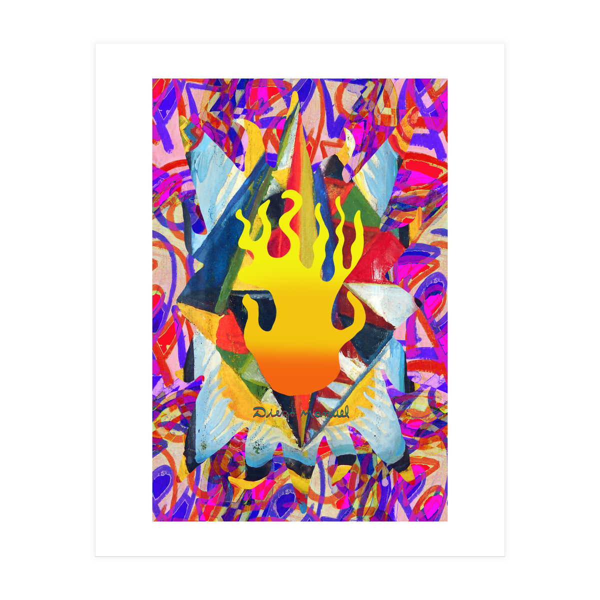 Fuego Y Graffiti 29 (Print Only)