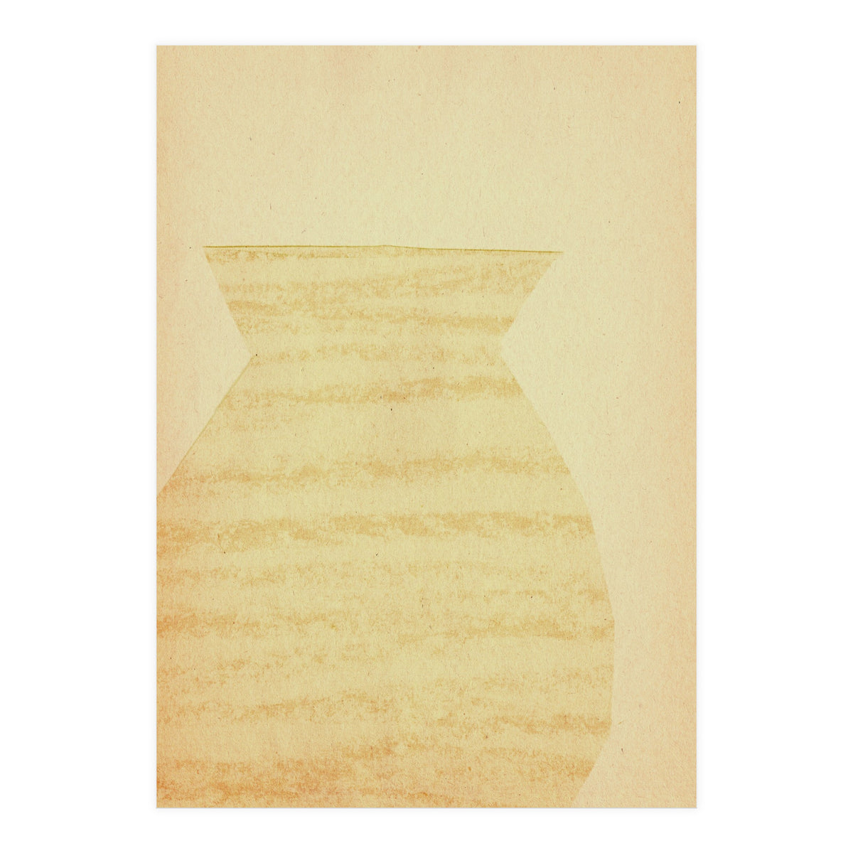Minimalist pastel vase (Print Only)