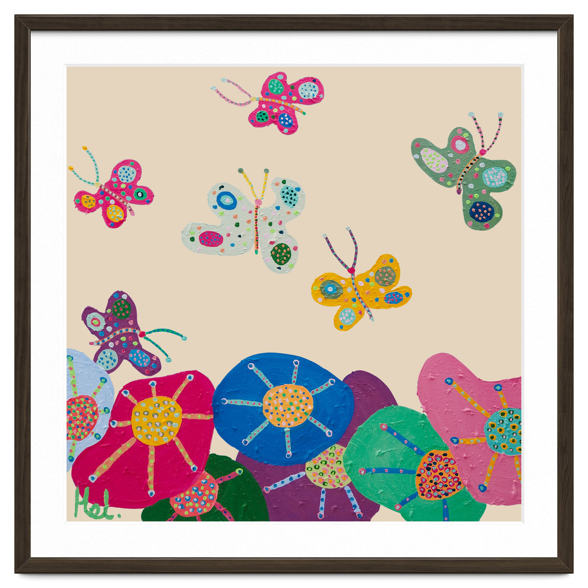 Butterflies Garden (pink)