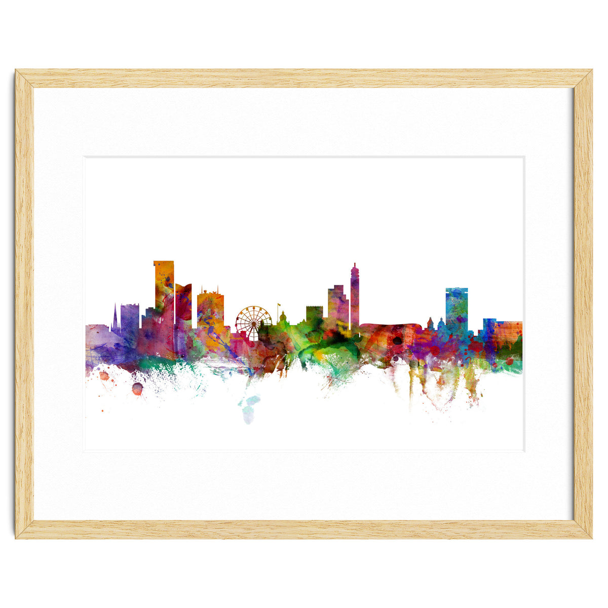 Birmingham England Skyline