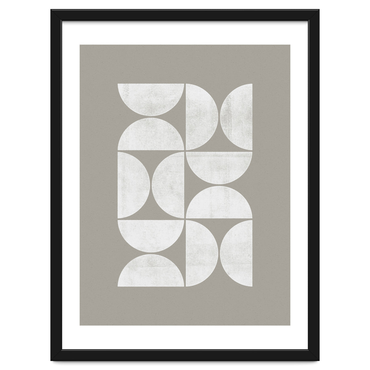 Mid-Century Modern No.17 - Woodblock Print