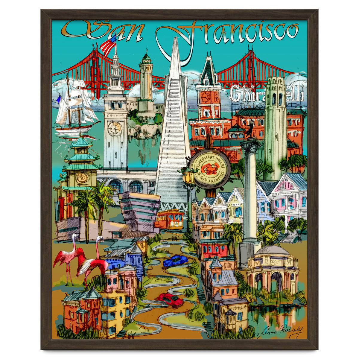 San Francisco Illustration