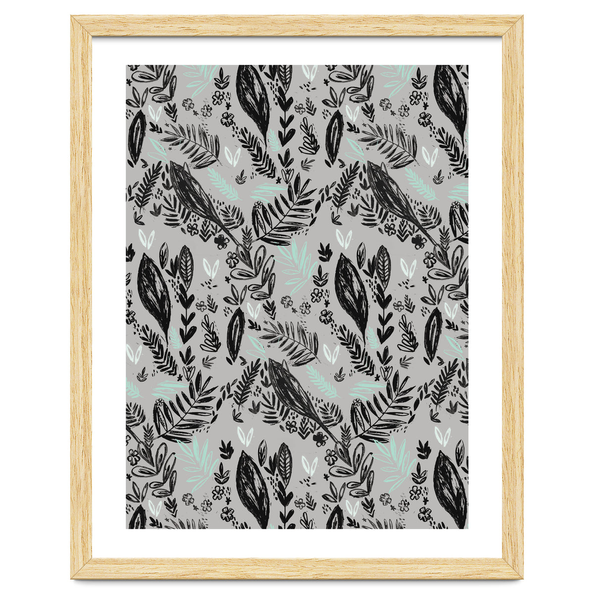 Inky Jungle Pattern