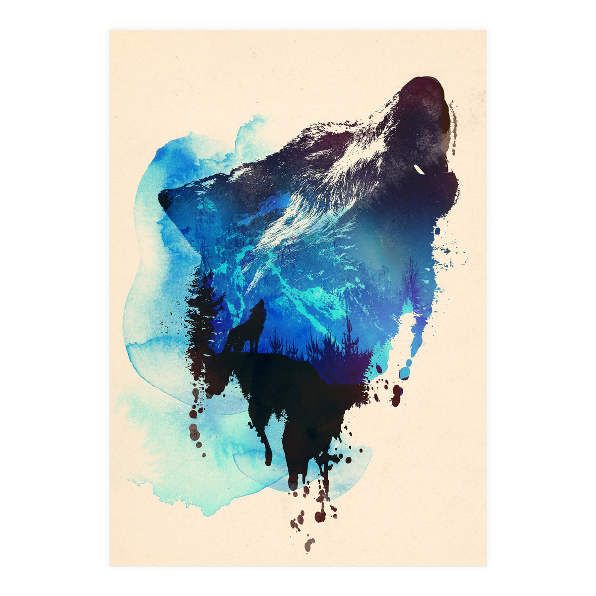 Alone As A Wolf (Print Only)