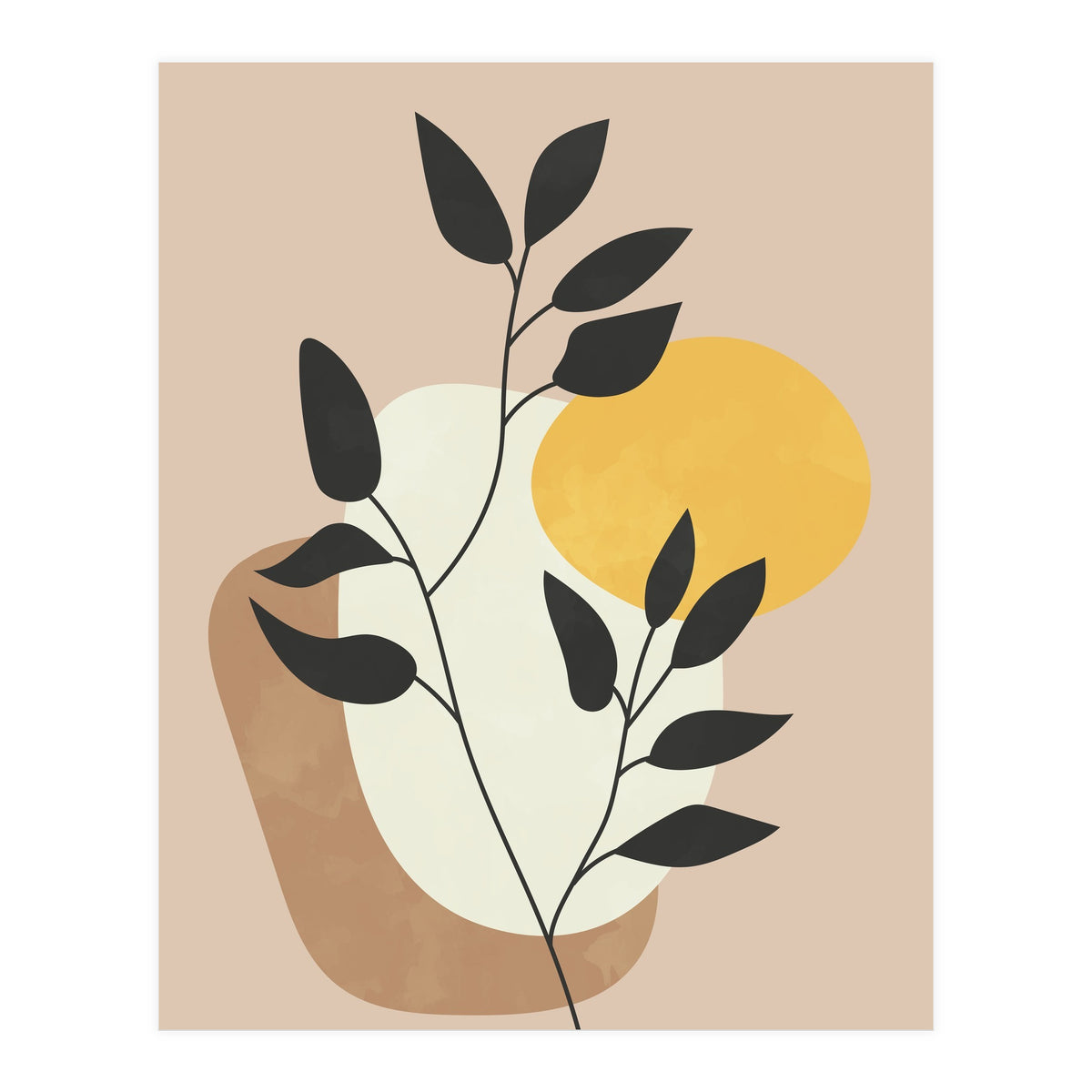 Minimalist Boho Plant (Print Only)