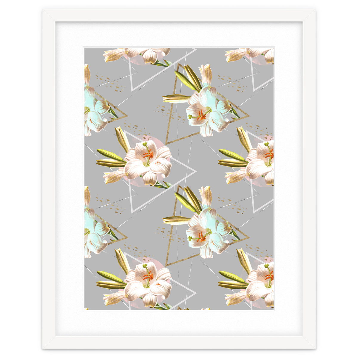 Botanical blooming with geometric 02