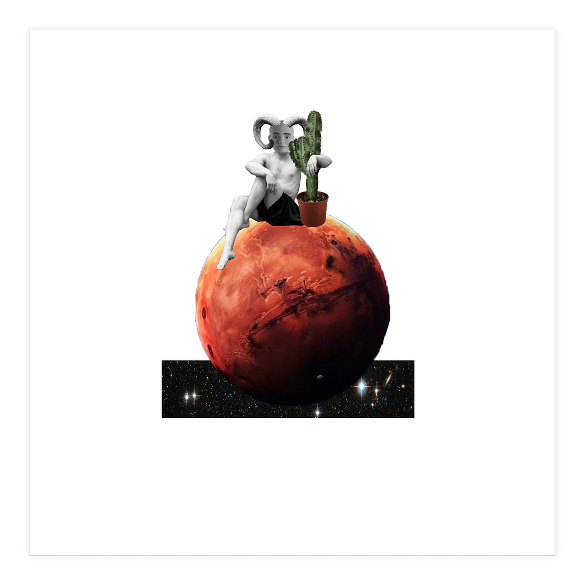 Aries  - Collage (Print Only)