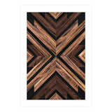 Urban Tribal Pattern No.3 - Wood (Print Only) thumbnail
