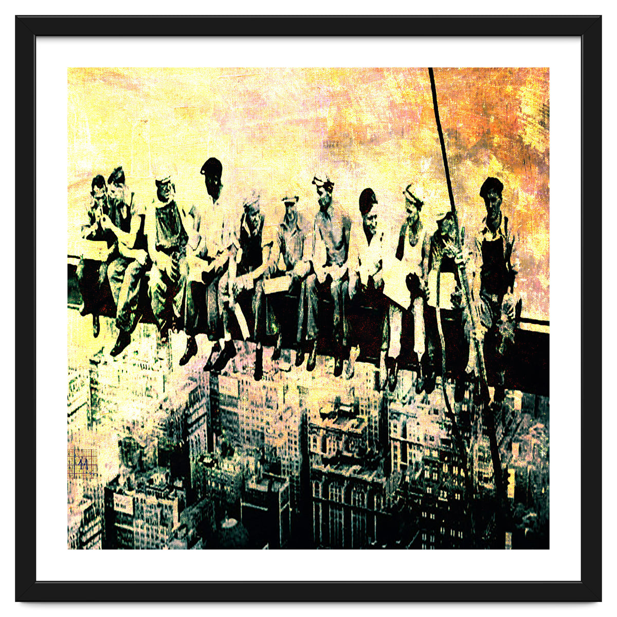 Rereading Lunch Atop A Skyscraper