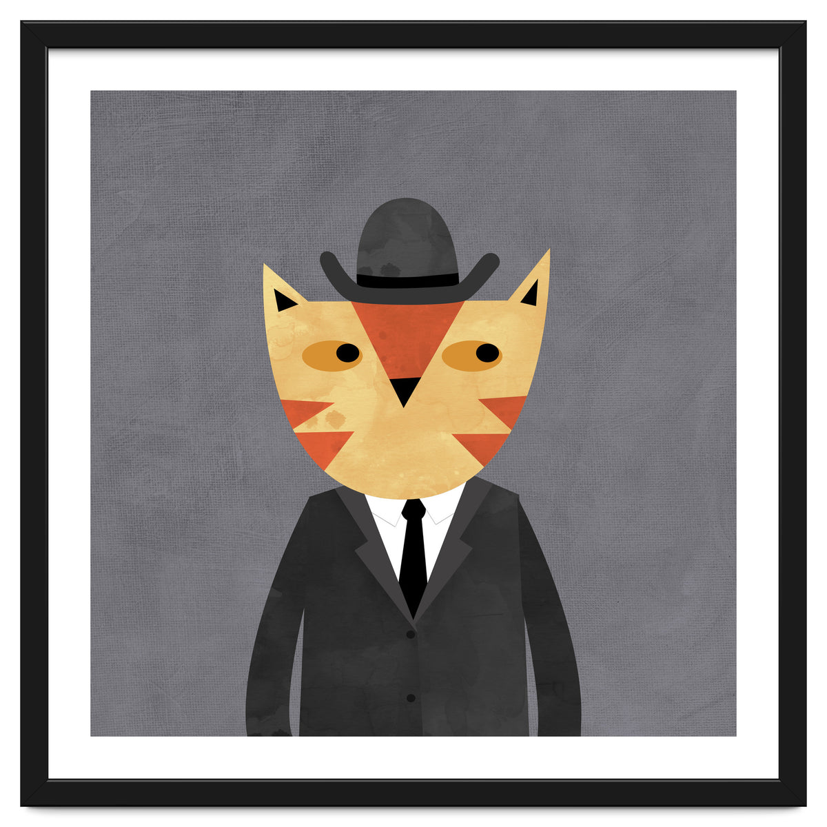 Ginger Cat in a Bowler Hat