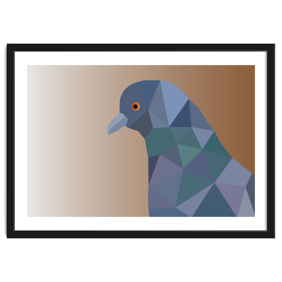 Pigeon Low Poly Art