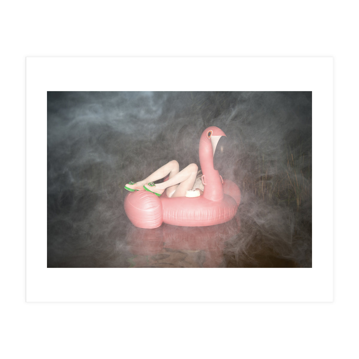 Foggy Flamingo Fairy (Print Only)