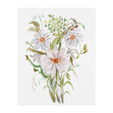 Watercolor White Florals (Print Only) thumbnail
