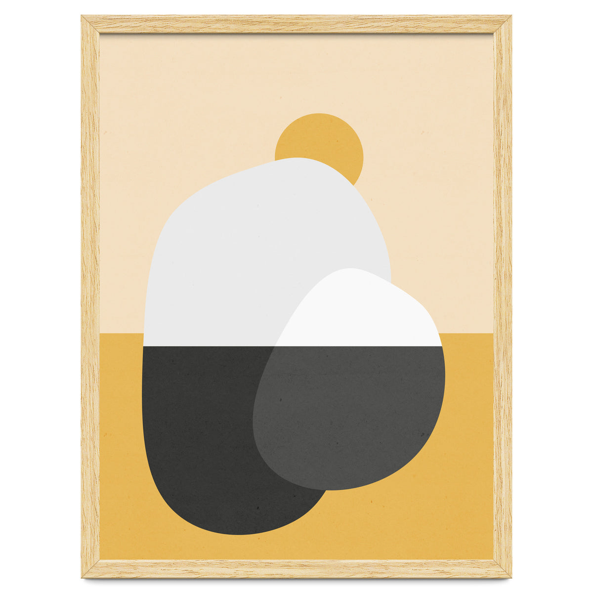 Abstract Boulders - Golden Desert