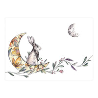 Bunny on the Moon  (Print Only)