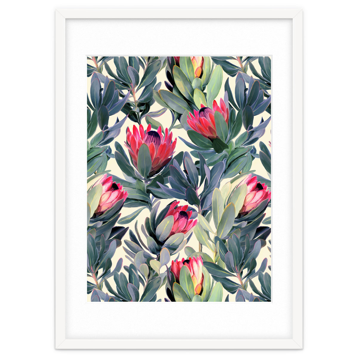 Painted Protea Pattern