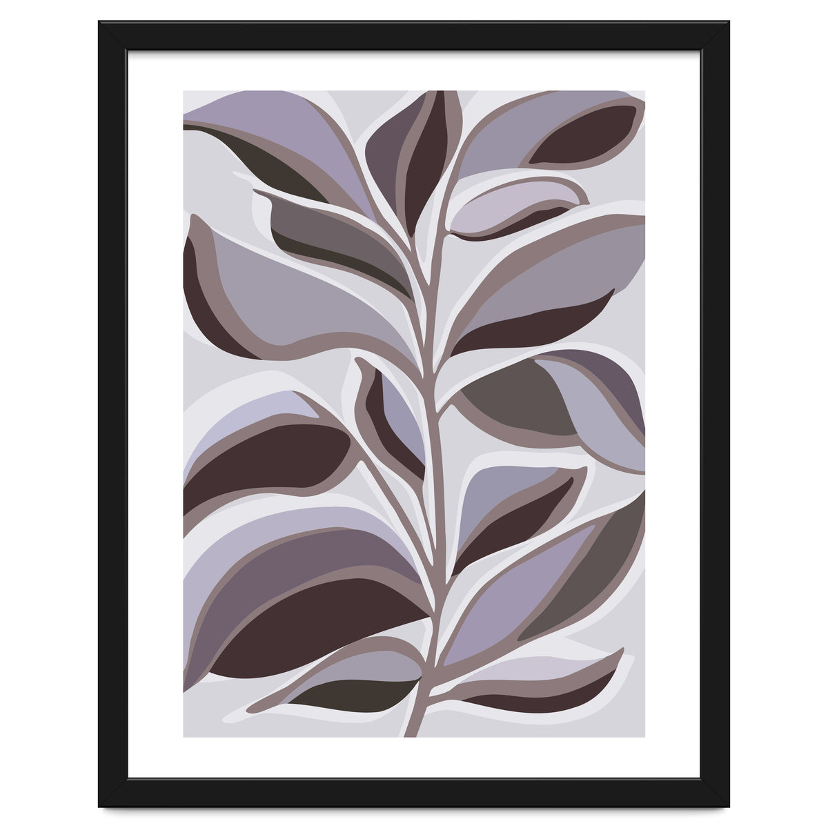 Lavender Floral Abstract