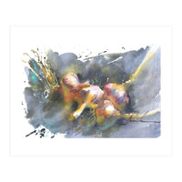 Still life painting watercolor (Print Only)