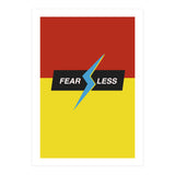 Modern Geometric Minimalist Typography Fear Less (Print Only) thumbnail