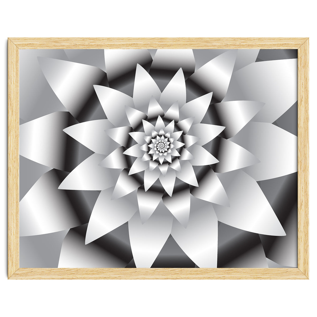 Abstract Modern Flower Design Art
