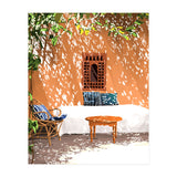 A Relaxed Afternoon | Tropical Summer Architecture | Buildings India Travel Bohemian Décor Painting (Print Only) thumbnail