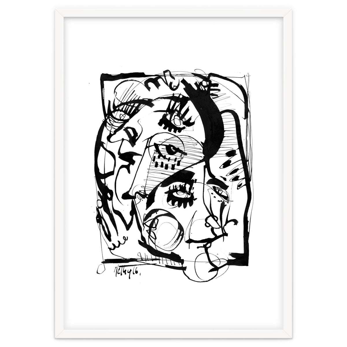 The Pretty People - b&w