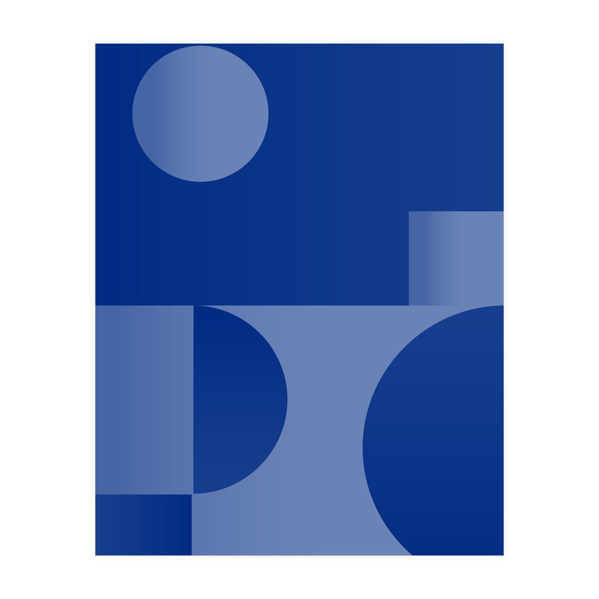 Midnight sea dreams | abstract modern (Print Only)