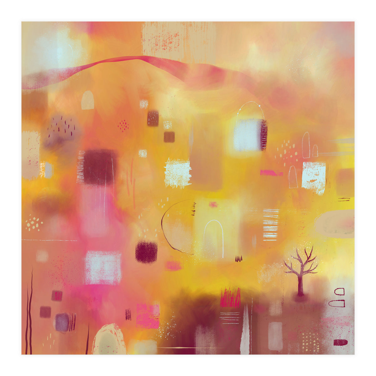 Allotments Near Rochester (Print Only)